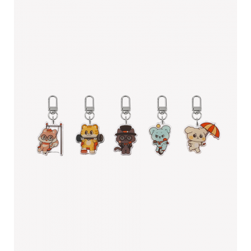 Animal Friends Acrylic Keychain - Circus Edition